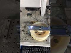 عجلة كابلات المعدات الناقلة مع شفة مقاومة للنار / لهيب والقماش الألومنيوم