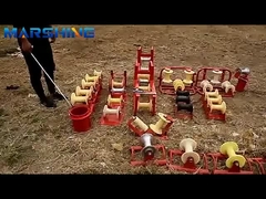 كابل ألومنيوم عجلة نايلون اتجاه السماء الزاوية السلكية قطعة القماش الكتل مع 5kn الحمل المسموح به