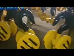 الخطافات ذات الجانبين المزدوجة كتلة الحبل المضادة للستاتيكية الحديد المحمول الرفع الكهربائي الكهرباء الكهربائية